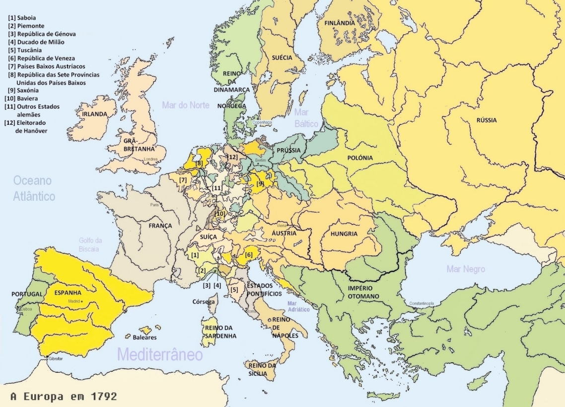 Europa em 1792 2