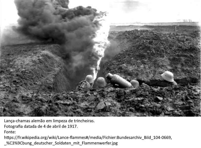 Lança chamas em 1917