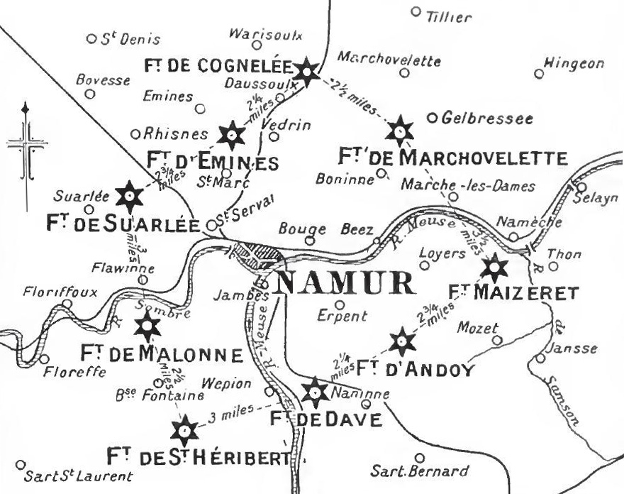1914 Defesas de Namur